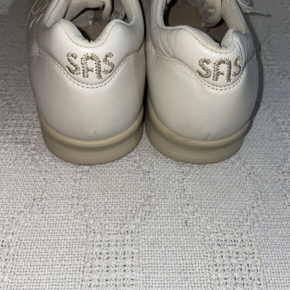 SAS Women’s Work Shoes Size 6.5 W Beige Leather Occupational Clinic Hospital - Picture 10 of 12